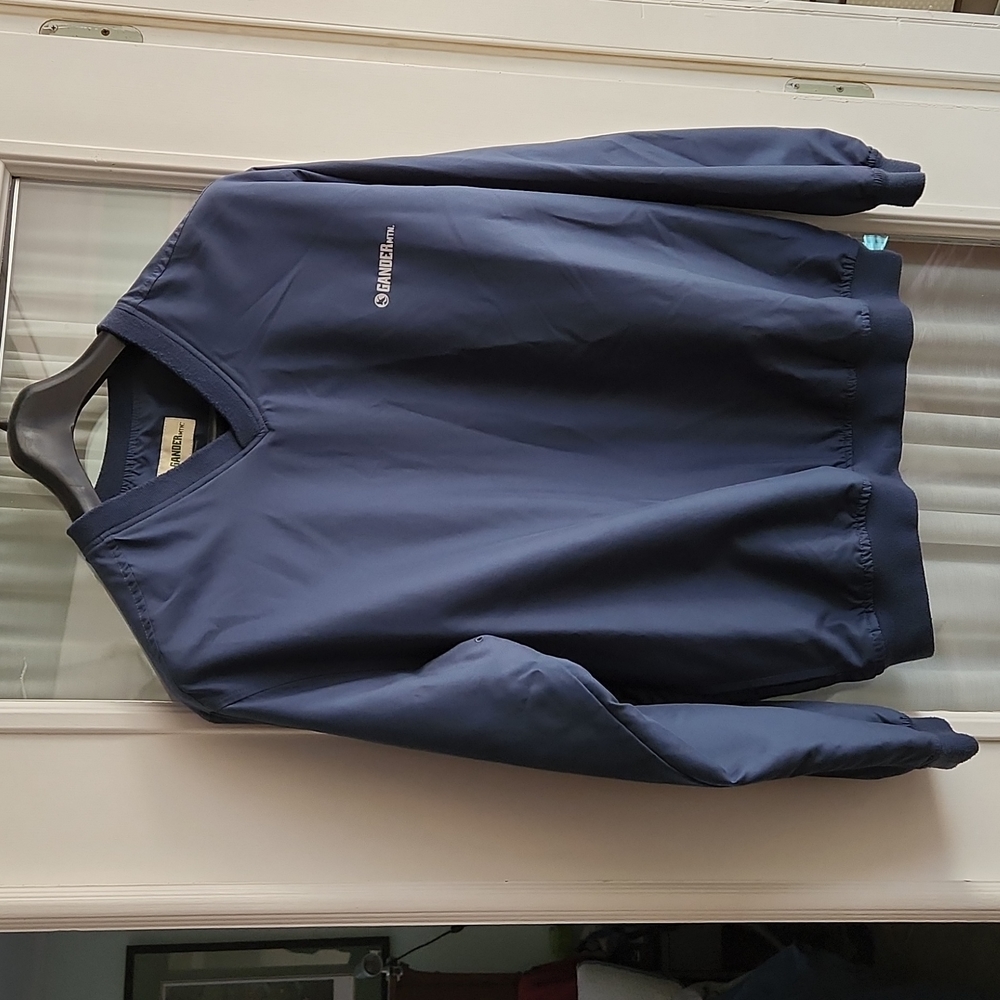 Gander Mountain men's pullover windbreaker navy XL